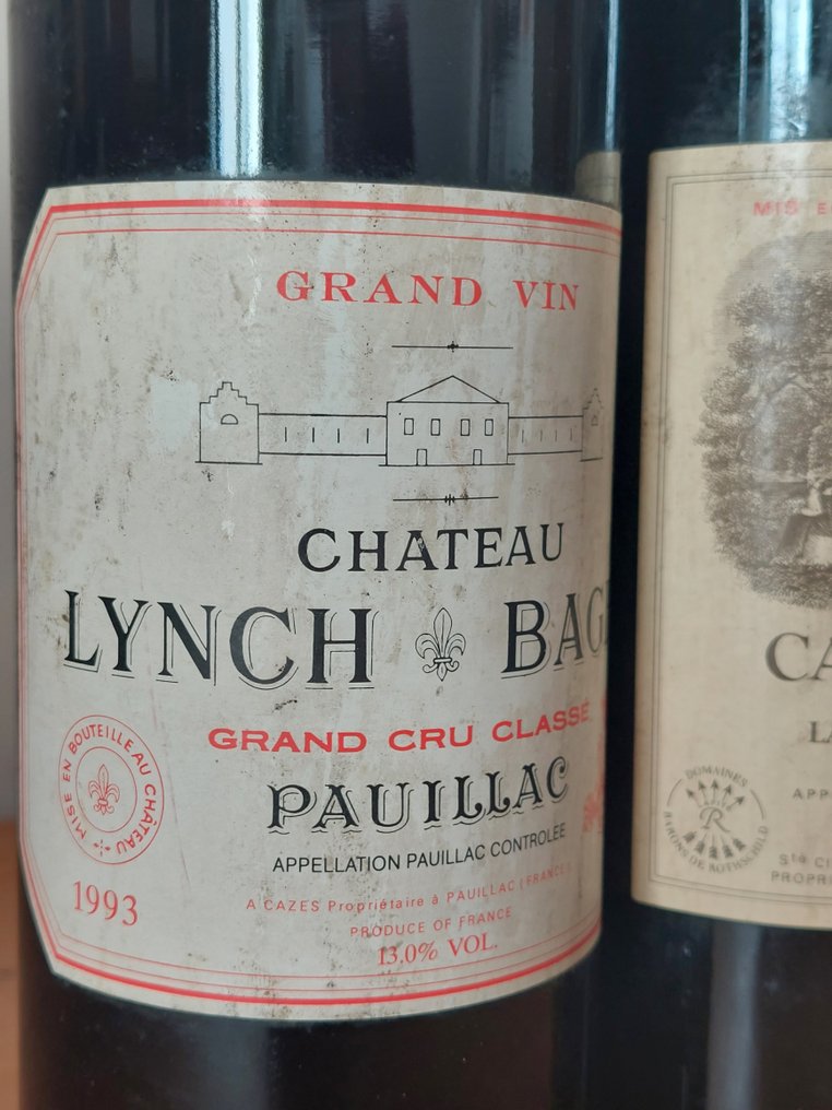 1993 Chateau Lynch Bages & 1989 Carruades de Lafite - Pauillac - 2 Flaschen (0,75 l) #1.2