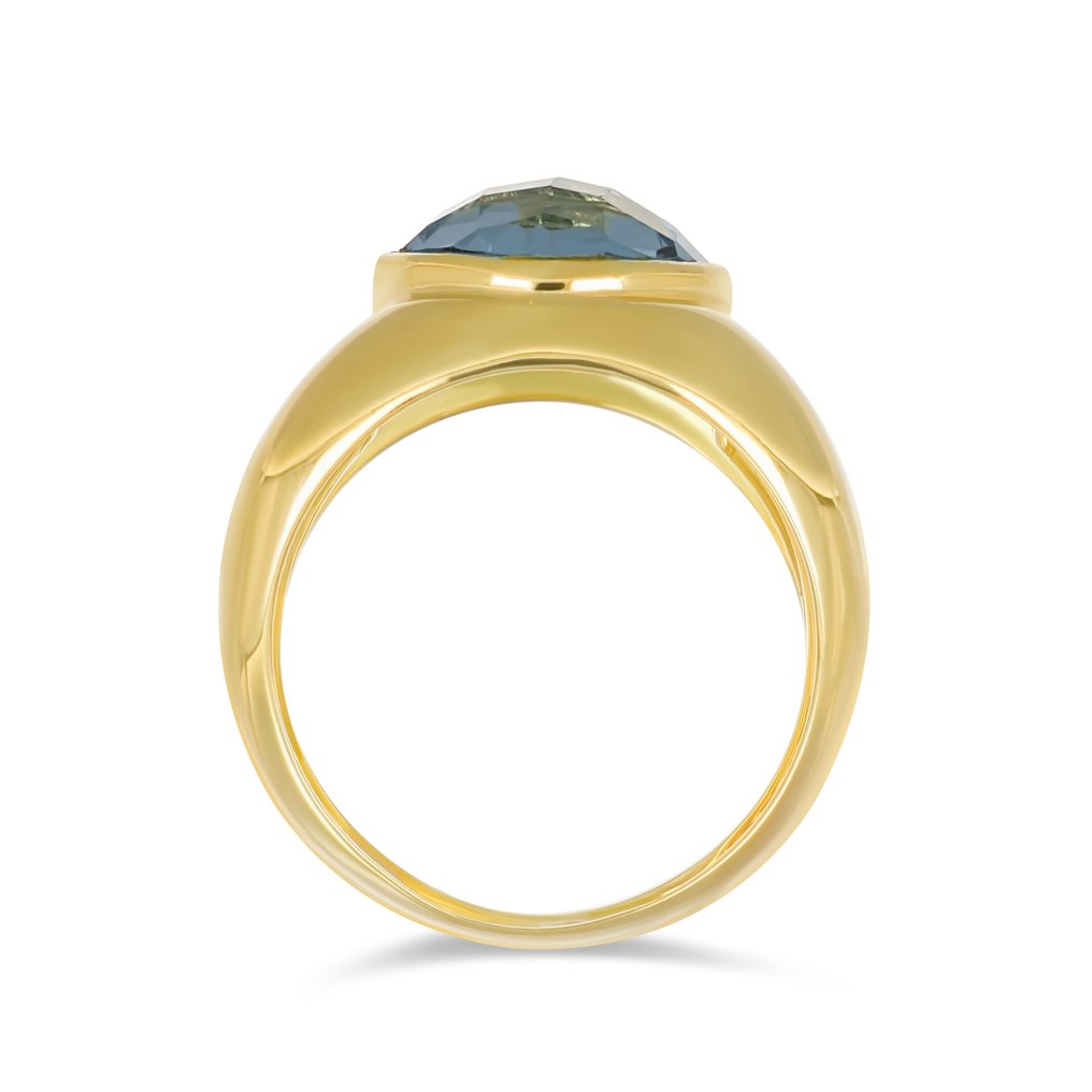 Δαχτυλίδι - 18 καράτια Κίτρινο χρυσό -  5.00ct. tw. Τοπάζιο #2.1