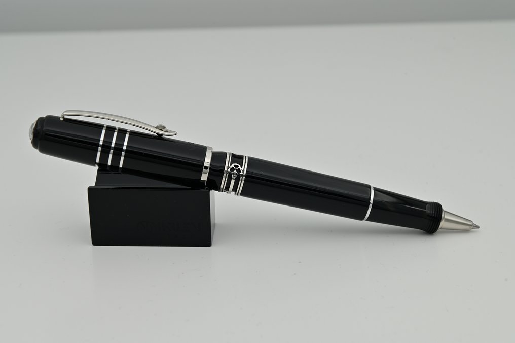 Marlen - The Key (to success) - La penna talismano - Edizione Speciale in Resina italiana Nera e argento - Roller ball pen #3.2