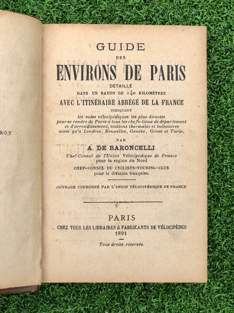 A. De Baroncelli - Guide des environs de Paris - 1891 #1.1