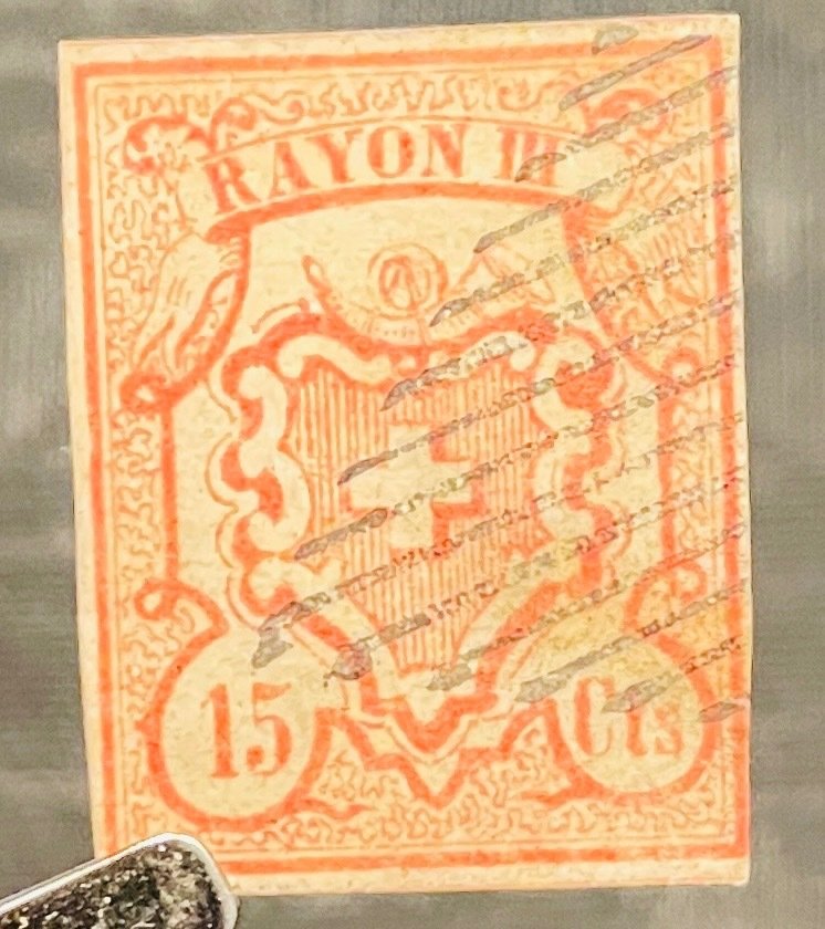 Sveitsi 1852 - Rayon III Cts - SBK 19 #1.1