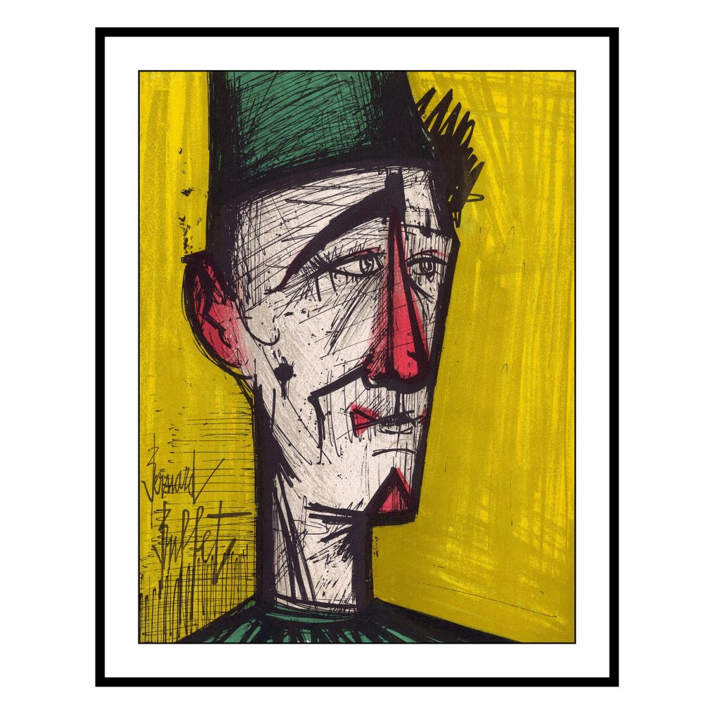 Bernard Buffet (1928-1999) - Le clown jaune #1.0