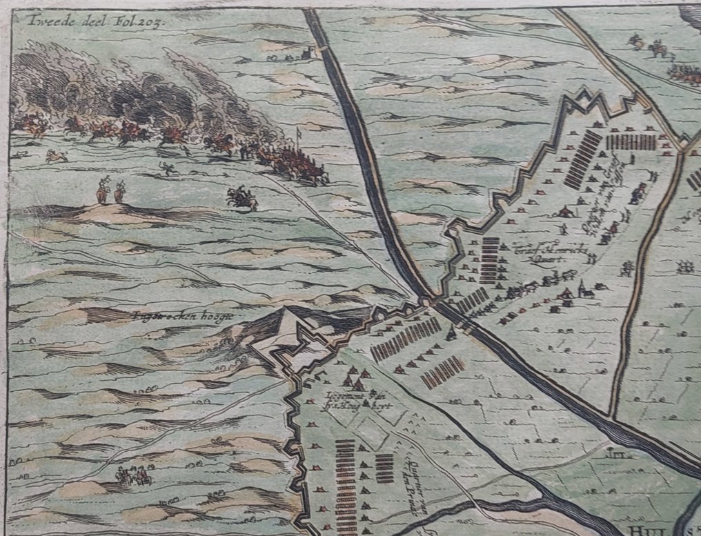 Niederlande - Stechpalme; I. Commelin - Belegeringe en overwinninge van Hulst anno 1645 - 1651 #3.1