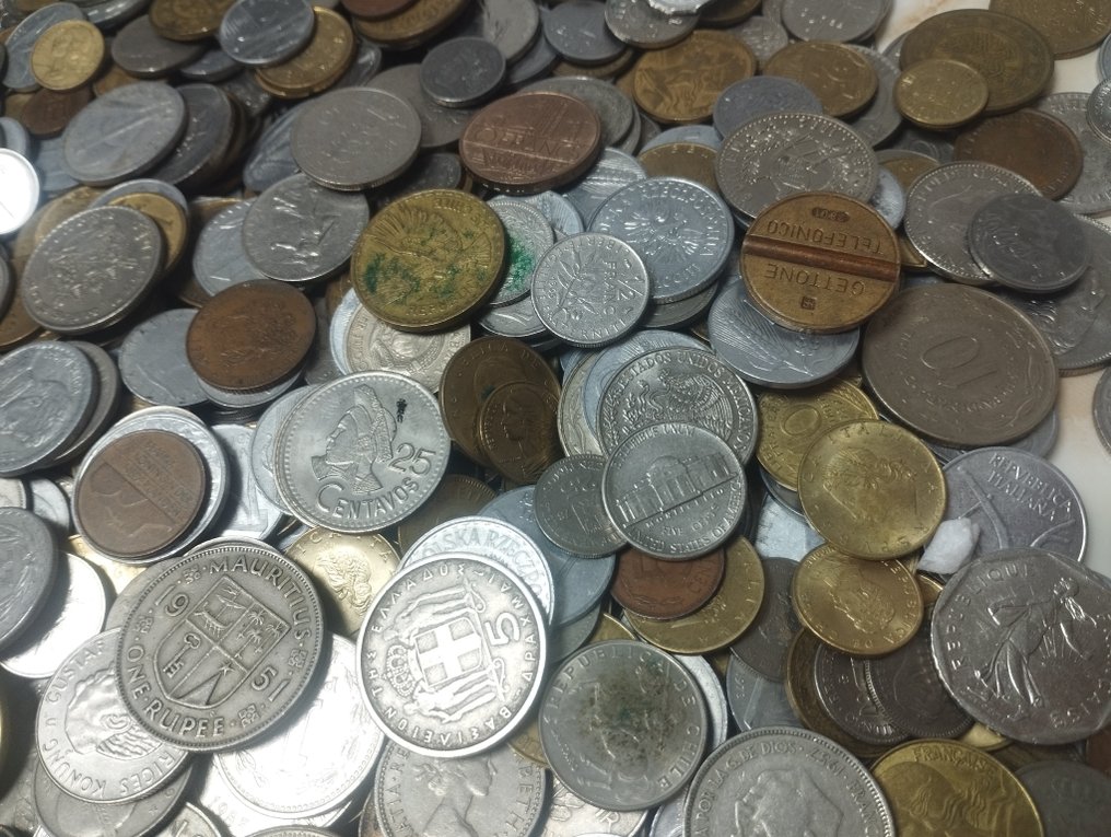 世界. Lotto 8 kg monete  (没有保留价) #3.1