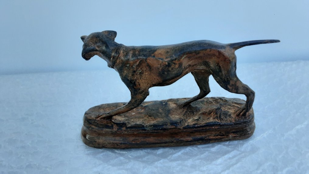 P. Chenet - Figur - Jachthond - Bronze #2.2