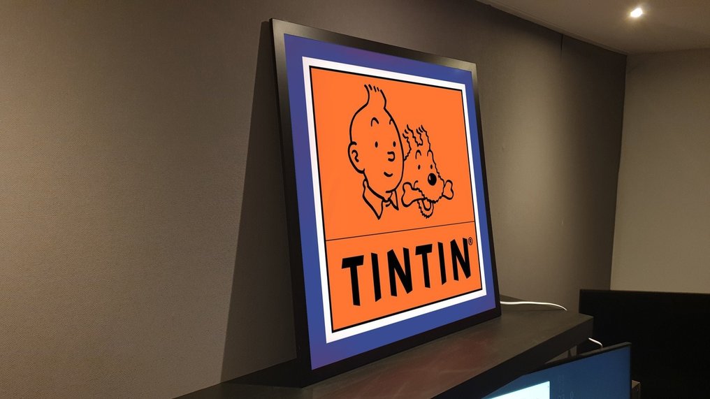 Tintin, Kuifje Lightbox kirjahyllylle/raidanhyllylle - moulsinart / oftheshelf books Colmar (Elzas) #2.1