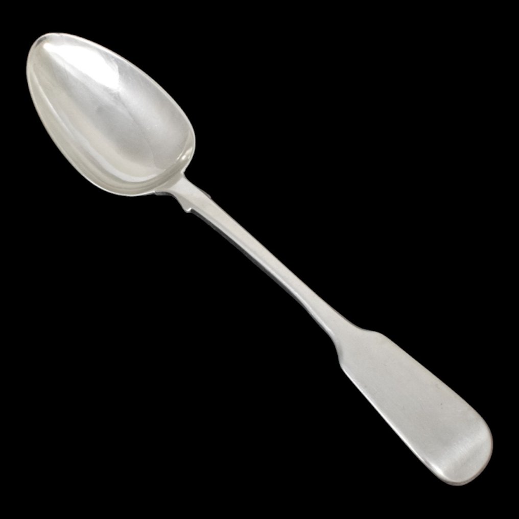 Charles Shipway (1835) - William IV large sterling silver serving spoon - Serveringsskje - .925 sølv #1.2