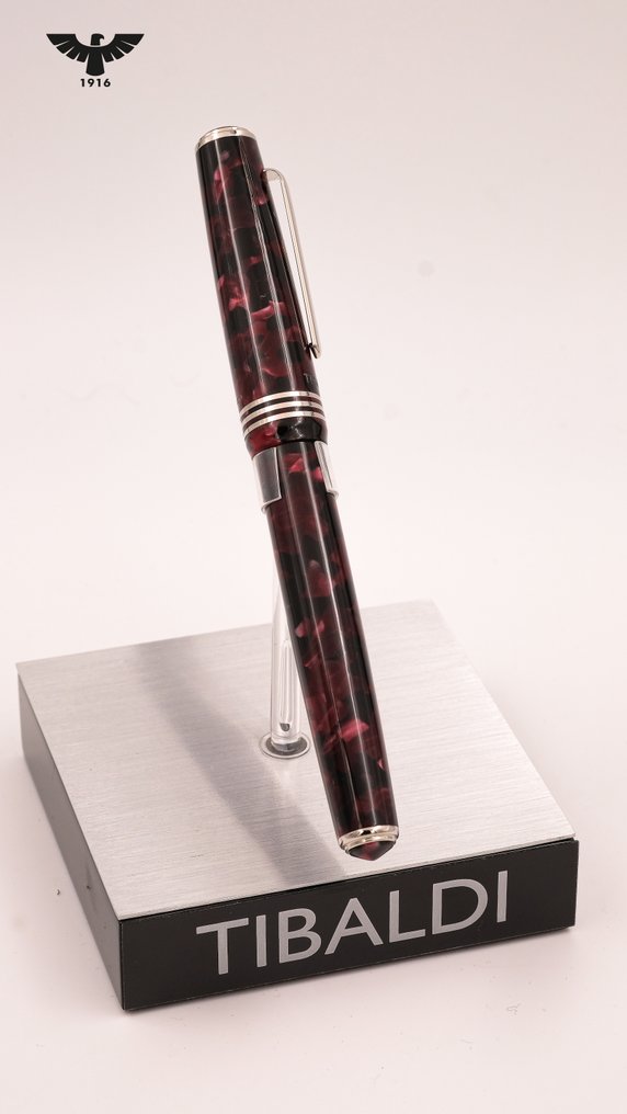 Tibaldi - N°60 Ruby Red + Montegrappa Black pen pouch - Esferográfica #3.2