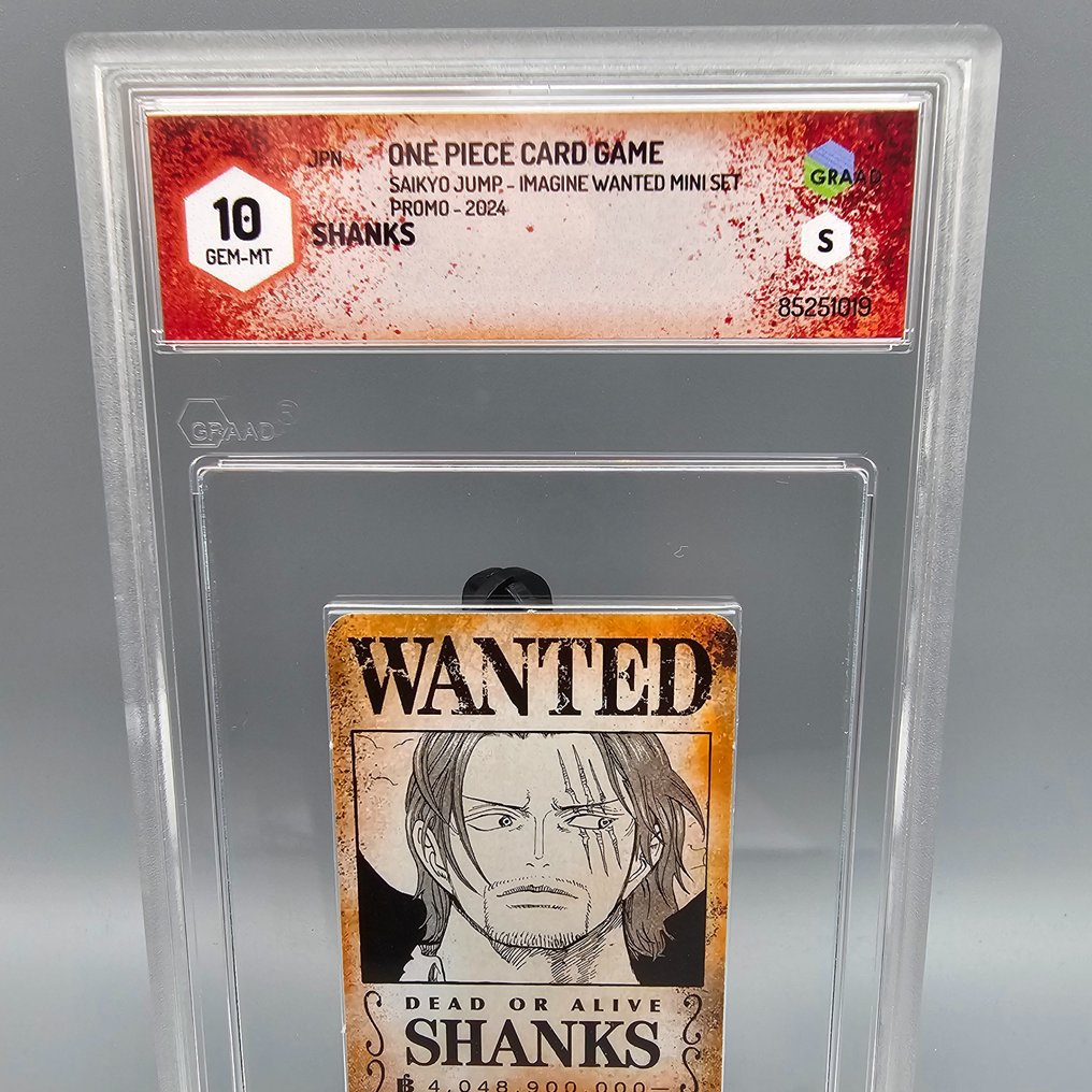 SHANKS - Wanted Graded card - Graad 10 #2.1