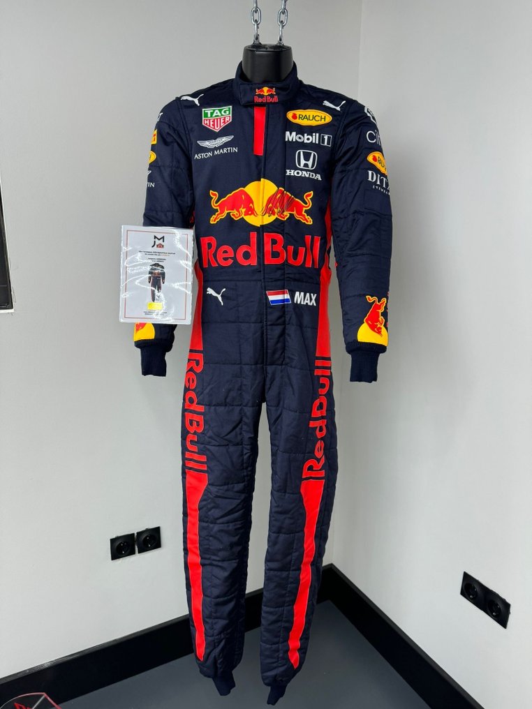 Red Bull Racing - Max Verstappen - 2020 - Podpisany kombinezon wyścigowy  #2.1