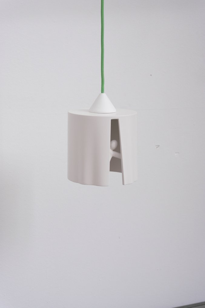 Tomas Schats - Pendant lamp with green cord #2.1