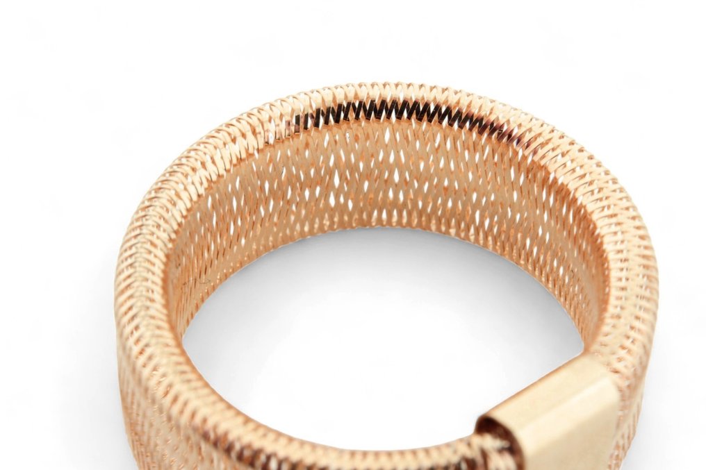 沒有保留價 - 戒指 - 18 克拉 玫瑰金 #4.3