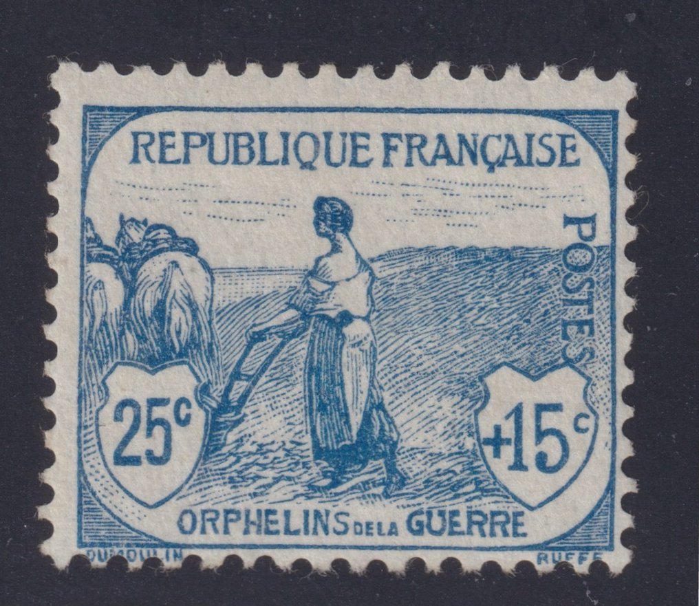 Γαλλία 1918 - 1η σειρά Ορφανών, Νο 151, Νέα**. εκπληκτική - Yvert #1.1