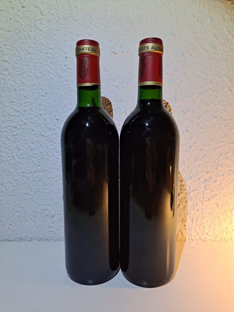 1987 Chateau Angelus - Saint-Émilion Grand Cru Classé - 2 Flasker  (0,75 l) #2.1