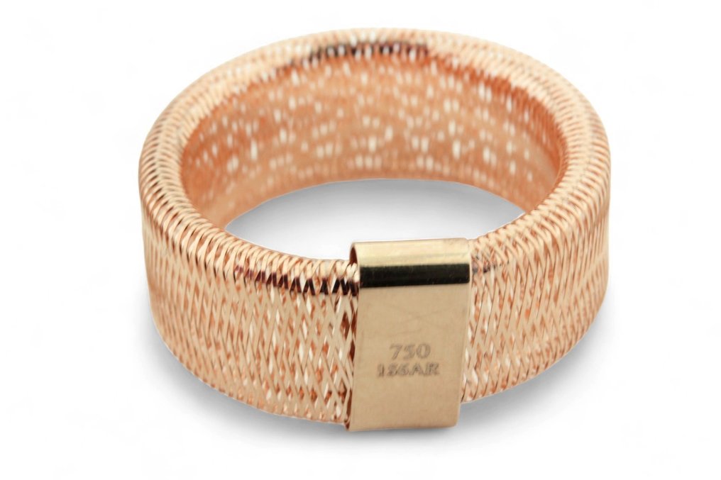 沒有保留價 - 戒指 - 18 克拉 玫瑰金 #3.2