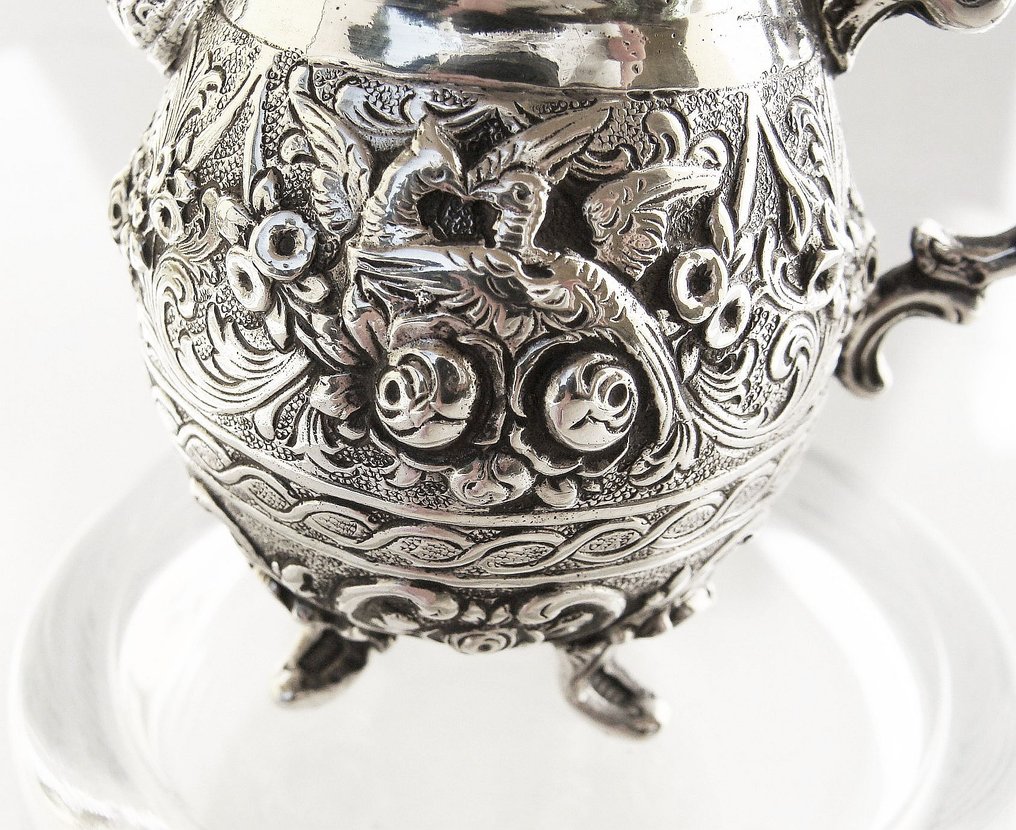 Ornate Silver Pitcher - Mjölkkanna - Tyskland 1900 #2.1