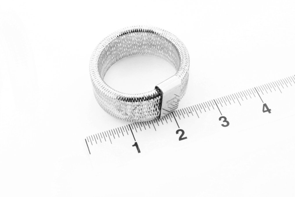 Zonder minimumprijs - Ring - 18 karaat Witgoud #2.1