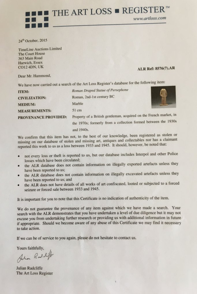 Römisches Reich Marmor Statuette #1.0