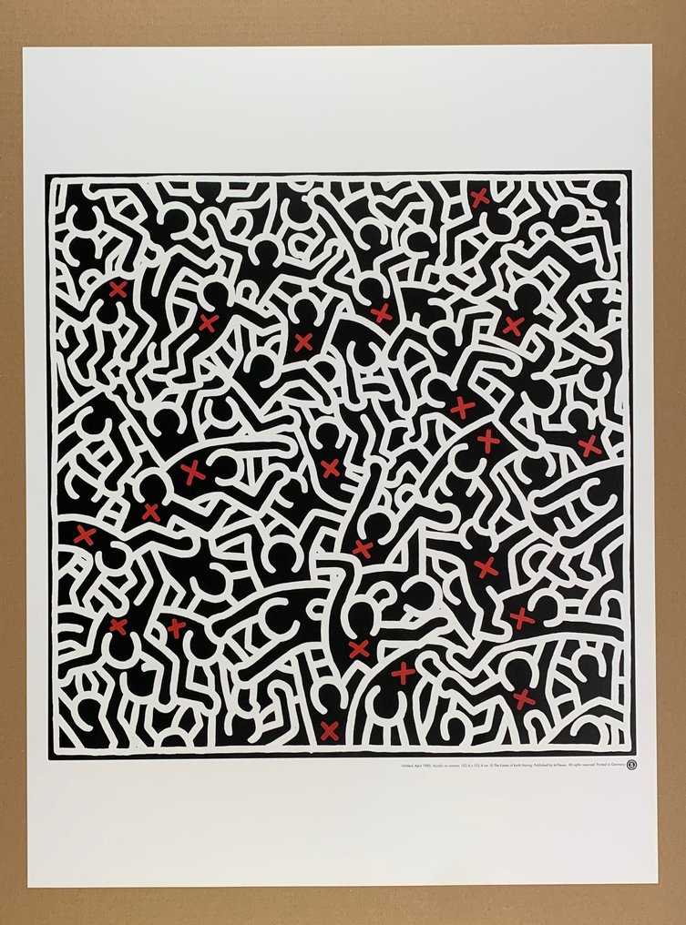 Keith Haring (1958-1990) After - Untitled April, 1985 #1.0