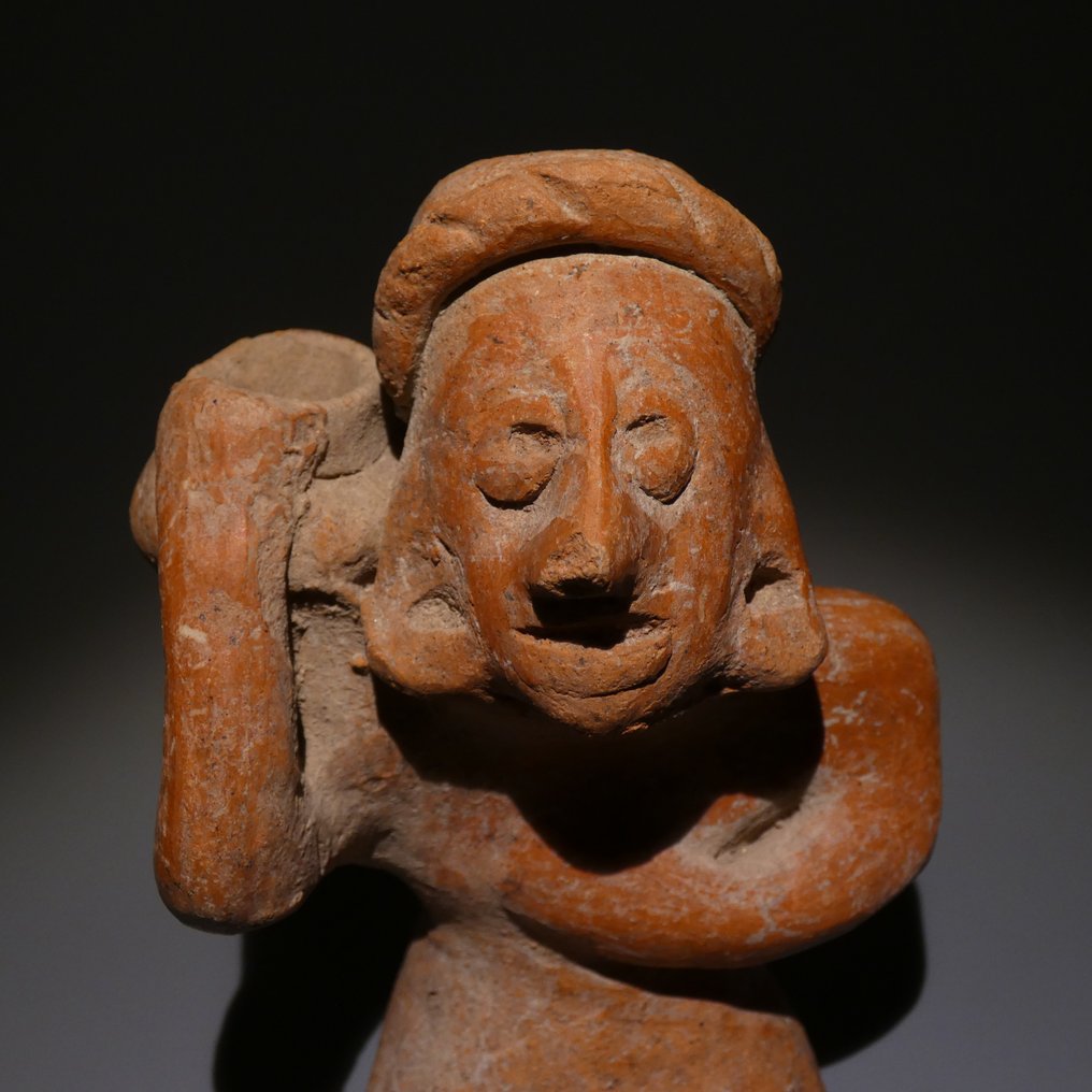 2717 外国切手 メキシコ 2011年 世界文化遺産都市 未使用 Colima, West Coast Mexico Terracotta Seated figure. 11 cm H