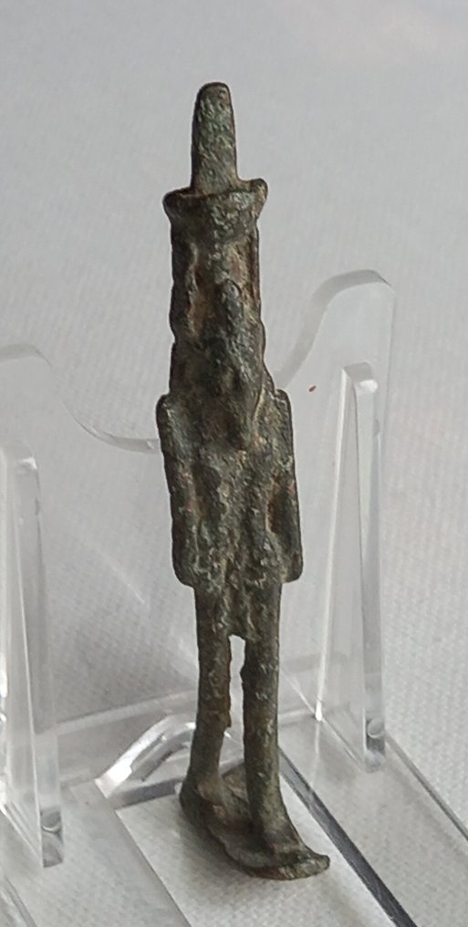 Oldtidens Egypt, 26. egyptiske dynasti Bronse Amulet - 7 cm #1.2