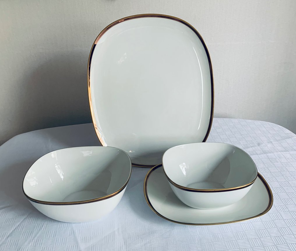 12 人用成套餐具 (55) - 瓷器 - Rosenthal Fortuna #2.1