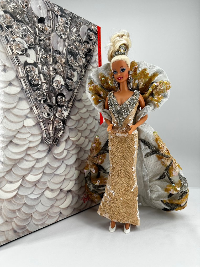 Bob mackie platinum barbie online