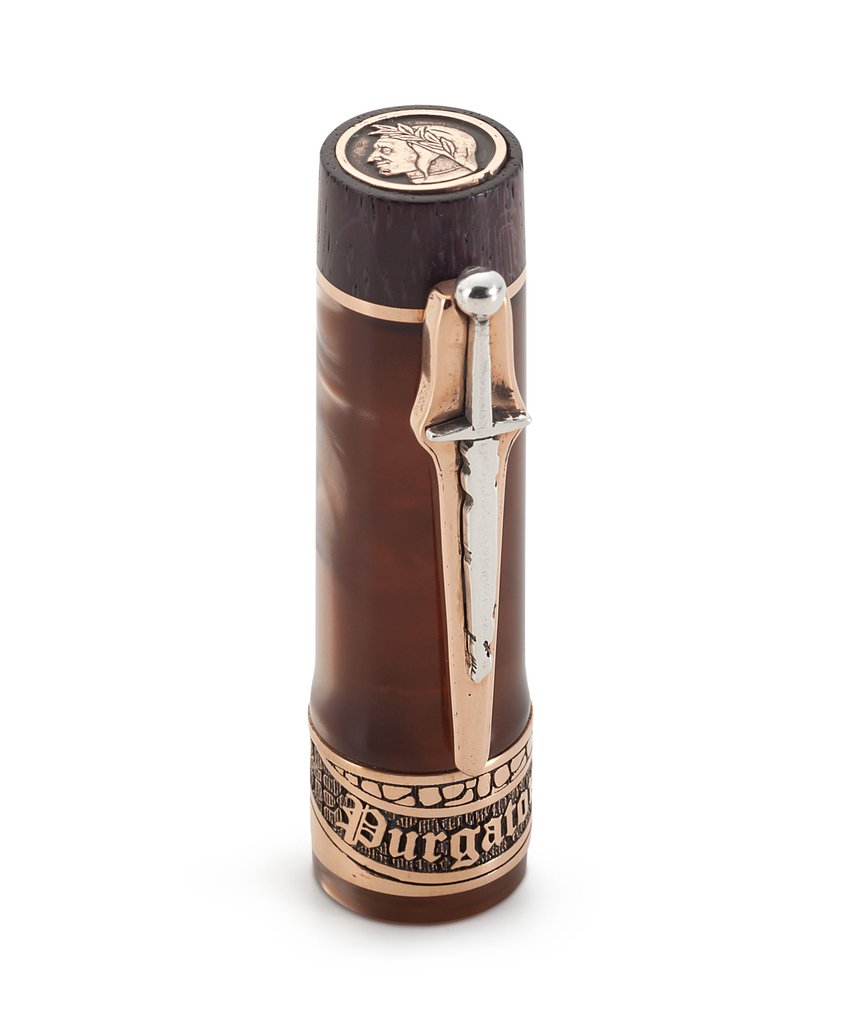 Marlen - Dante Alighieri: Purgatorio L. E. di 333 esemplari in Resina, Argento, Legno, Rame - 滾珠筆 #3.2