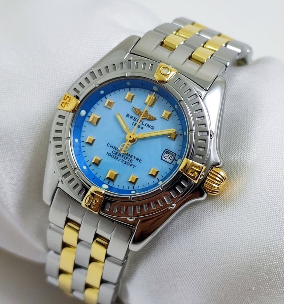 Breitling Callistino Blue MOP Dial Gold Steel B72345 Damen 2000 2010 Catawiki