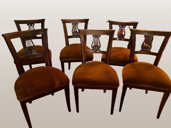Sei sedie - Dining room chair (7) - Wood #1.1