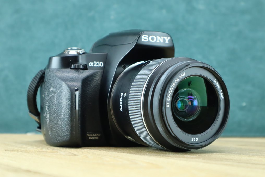 Sony A230 + Sony DT 3.55.6/1855mm SAM Câmera reflex digital (DSLR