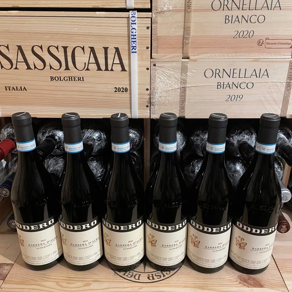 2022 Oddero, Barbera d’Alba - Piemonte Superiore - 6 Bottiglie (0,75 L) #1.2