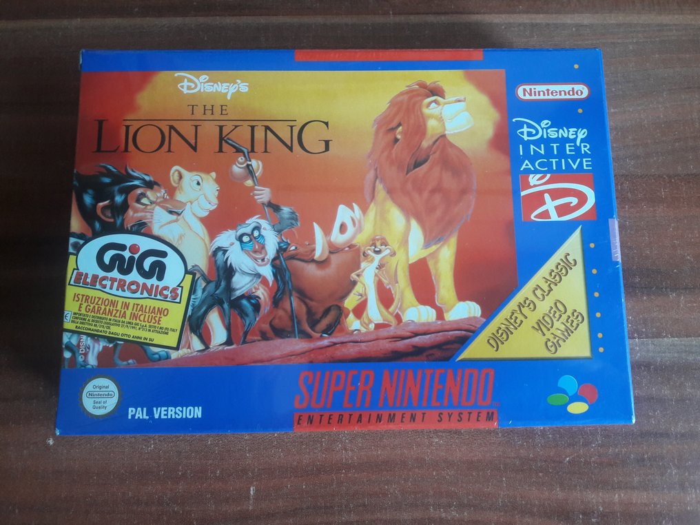 (3)Nintendo - Snes - Lot Three Games Super Nintendo Sealed - Super Tennis + Timon & Pumba + The Lion King - Videogame - In originele gesealde verpakking #1.1