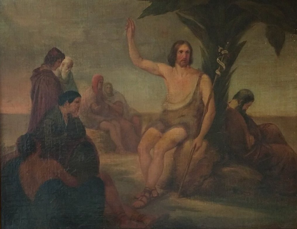 Italiaanse school (XVIII-XIX), omgeving Andrea Appiani (1754-1817) - Christus onder de palmboom #1.1