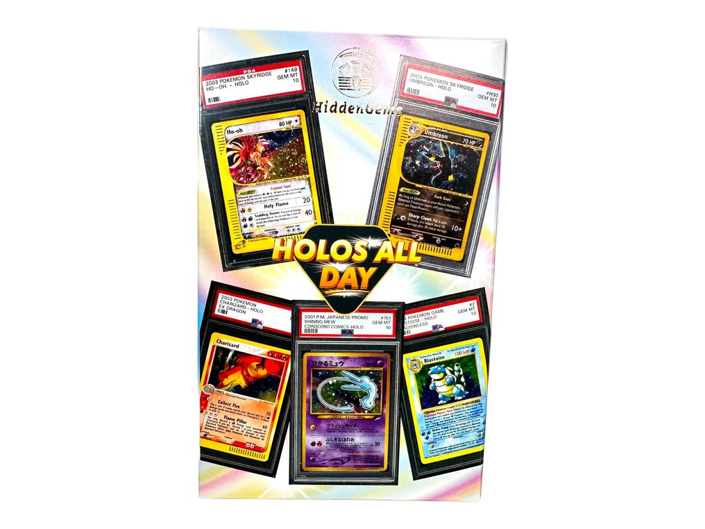 HiddenGems - 1 Mystery box - Pokémon Holos All Day Graded Card Box #2.1