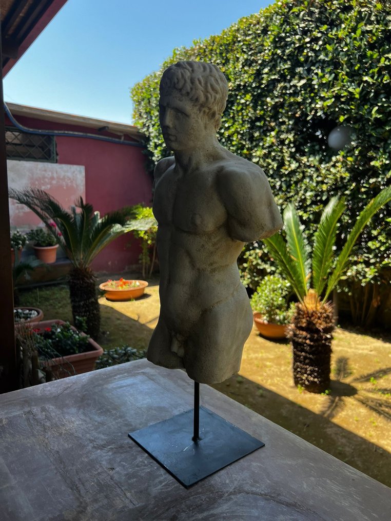 雕塑, Torso romano - 53 cm - 大理石粉尘 #1.2