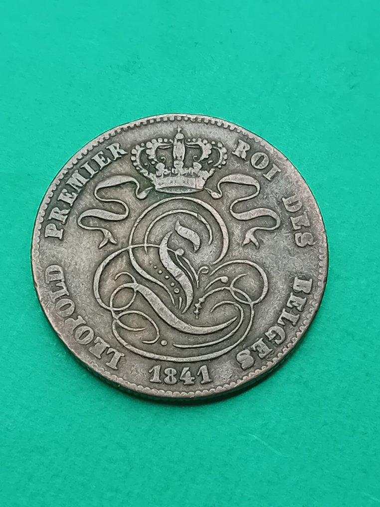 Belgia. Leopold I (1831-1865). 5 Cents 1841/11  (Ei pohjahintaa) #1.1