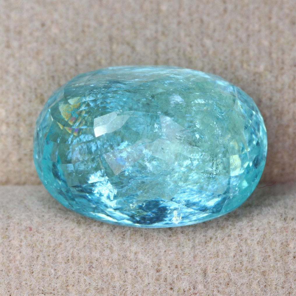 Azul Turmalina de Paraíba  - 10.40 ct - Asian Institute of Gemological Sciences (AIGS) - Paraiba azul neón [raro] #1.2