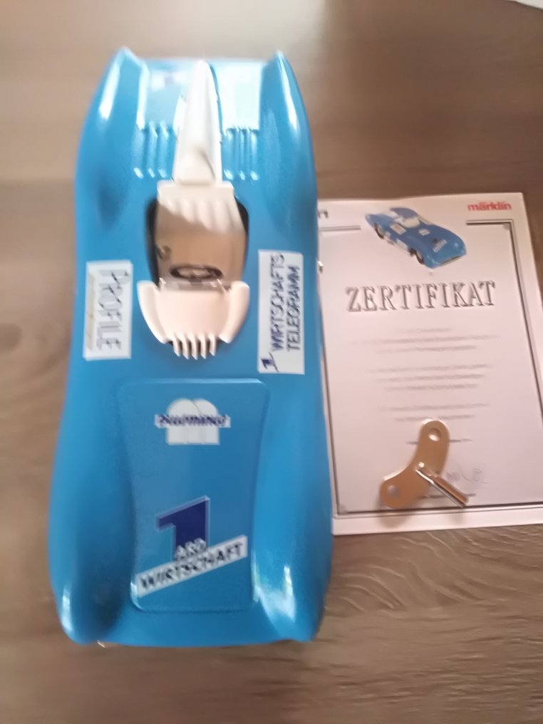 Märklin - Model race car - Mercedes W196R Wind-Up Race Car, Boxed With Certificate #2.1