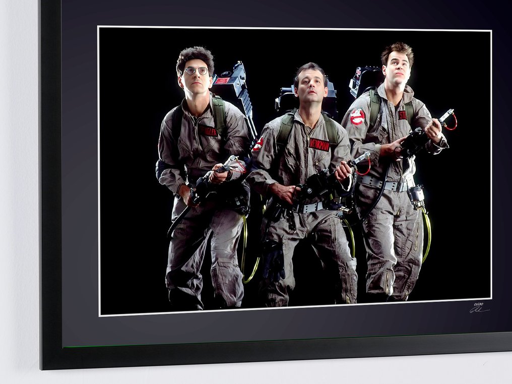 Ghostbusters, Venkman, Stantz and Spengler - Fine Art Photography - Luxury Wooden Framed 70X50 cm - Limited Edition Nr 01 of 30 - Serial ID 16938 - Original Certificate (COA), Hologram - 100% New. Shipping Reduction from 3 items #4.3