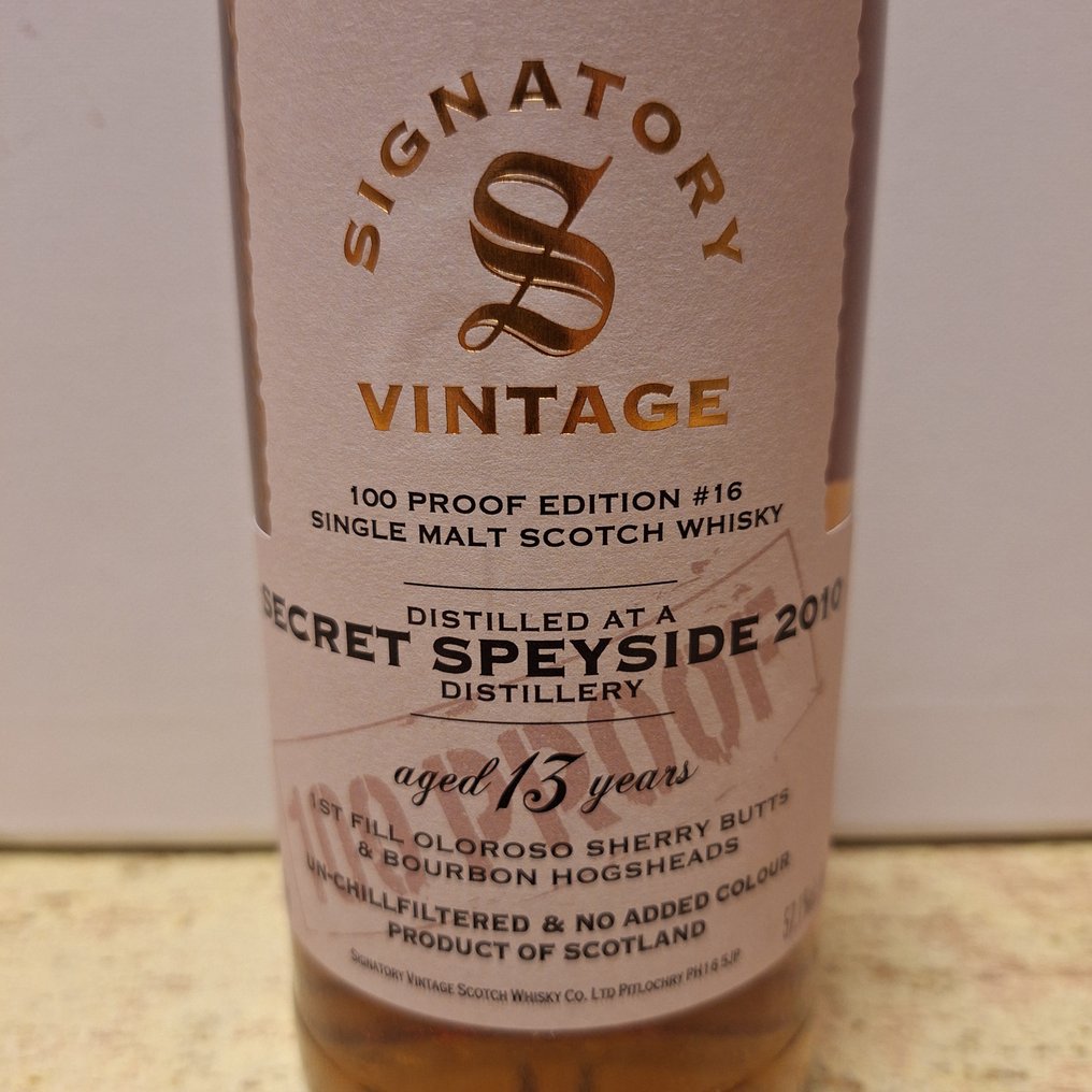 Secret Speyside 2010 13yo & Ben Nevis 2019 5yo - 100 Proof Edition #16 & #17 - Signatory Vintage  - b. 2024  - 700毫升 - 2 瓶 #2.1