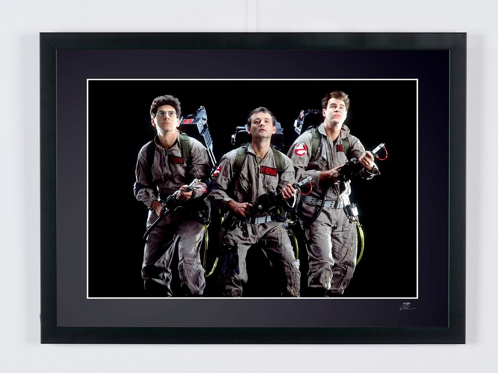 Ghostbusters, Venkman, Stantz and Spengler - Fine Art Photography - Luxury Wooden Framed 70X50 cm - Limited Edition Nr 01 of 30 - Serial ID 16938 - Original Certificate (COA), Hologram - 100% New. Shipping Reduction from 3 items #1.0