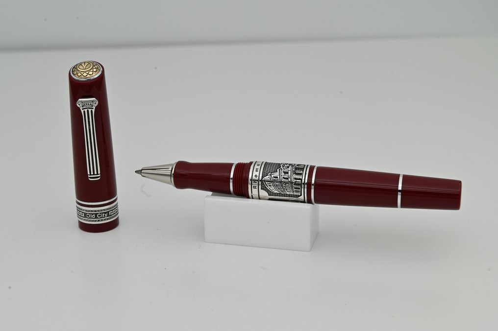 Marlen - Antiche Città Italiane: Roma - Edizione Numerata in Resina e Argento - Roller ball pen #2.1