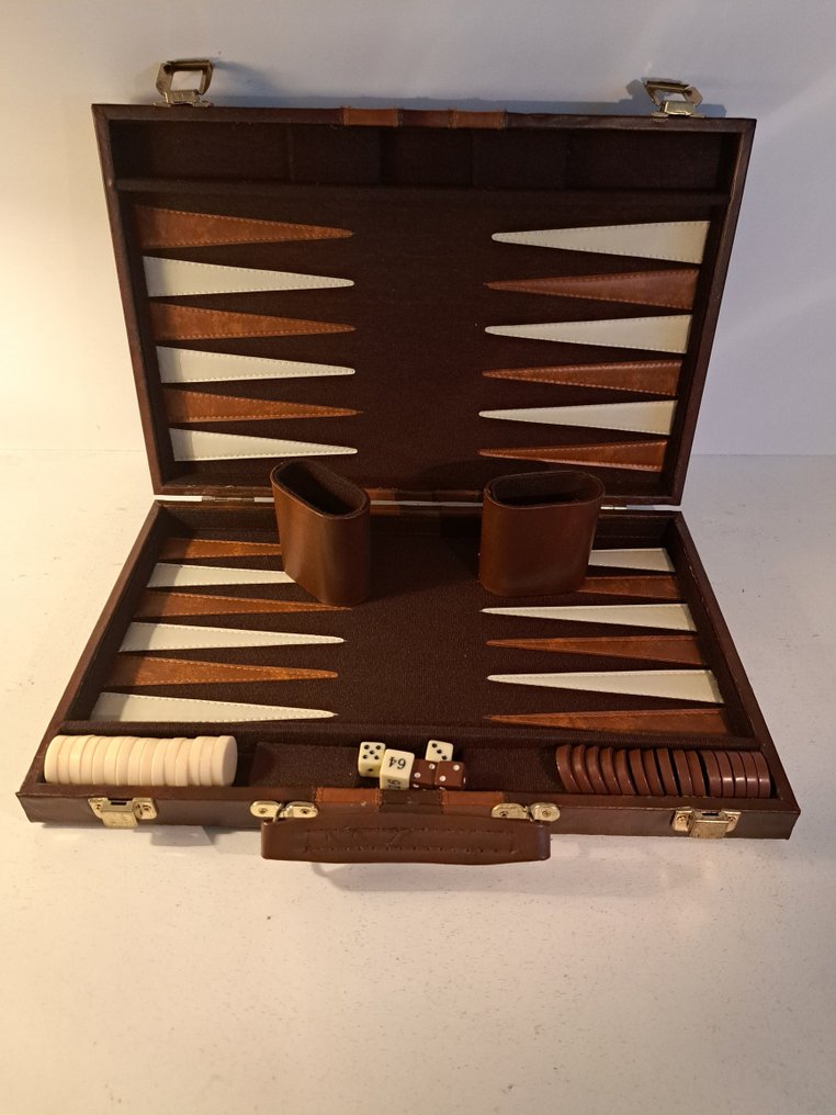 Gioco - Twee nostalgische backgammon spellen - Backgammonkoffers - Skaileder #1.2