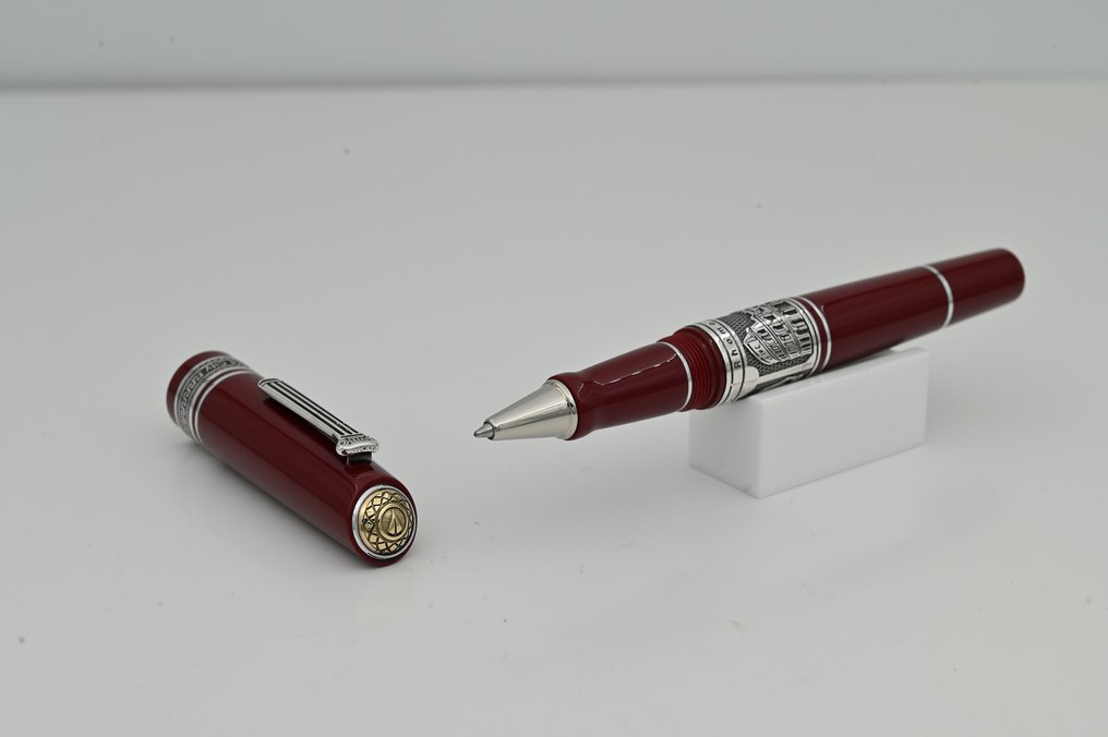 Marlen - Antiche Città Italiane: Roma - Edizione Numerata in Resina e Argento - Roller ball pen #4.3