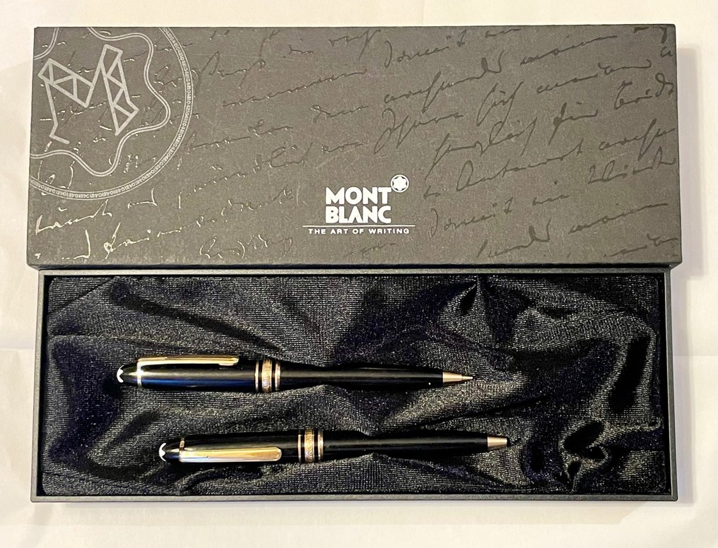 Montblanc meisterstuck pen and pencil set store