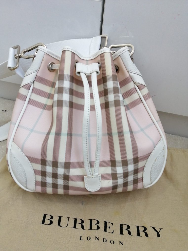 Burberry - pink candy check - 手提包 #1.0
