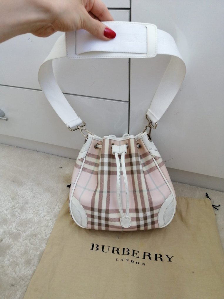 Burberry - pink candy check - 手提包 #1.0
