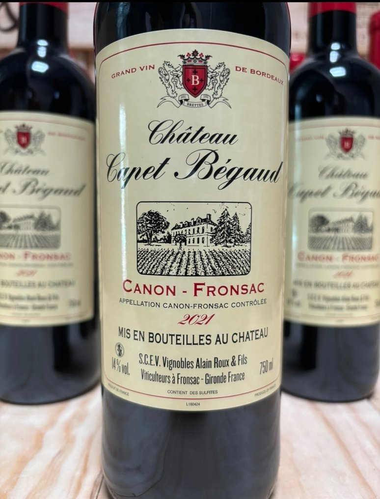 2021 Château Capet Begaud - Canon-Fronsac - 12 Bottles (0.75L) #4.3