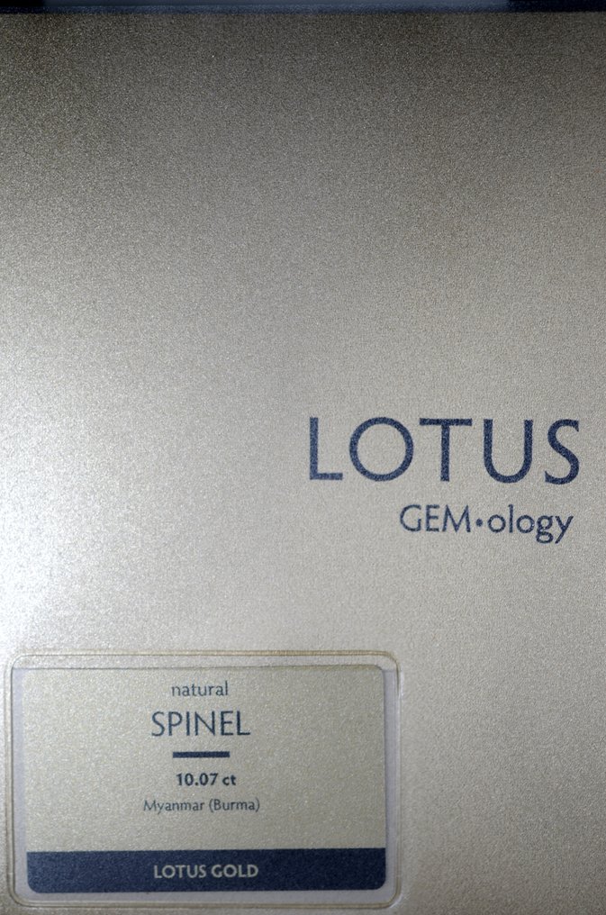 紫色 尖晶石  - 10.07 ct - 莲花宝石实验室 #3.2